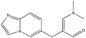 6-[2-[(Dimethylamino)methylene]-3-oxopropyl]imidazo[1,2-a]pyridine Struktur