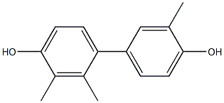 2,3,3'-Trimethyl-1,1'-biphenyl-4,4'-diol Struktur