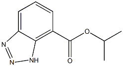 3H-Benzotriazole-4-carboxylic acid isopropyl ester Struktur