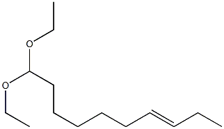 7-Decenal diethyl acetal Struktur