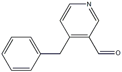 4-Benzylpyridine-3-carbaldehyde Struktur