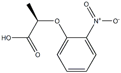 (R)-2-(2-Nitrophenoxy)propanoic acid Struktur