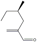 [R,(-)]-4-Methyl-2-methylenehexanal Struktur