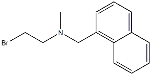 N-(2-Bromoethyl)-N-methyl-1-naphthalenemethanamine Struktur