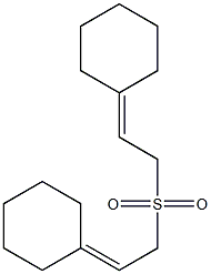 Cyclohexylidenemethyl(methyl) sulfone Struktur