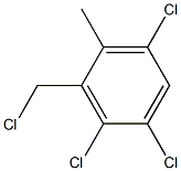 1,2,5-Trichloro-4-methyl-3-(chloromethyl)benzene Struktur