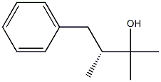 [R,(+)]-2,3-Dimethyl-4-phenyl-2-butanol Struktur