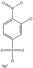 3-Chloro-4-nitrobenzenesulfonic acid sodium salt Struktur