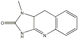 1-Methyl-9,9a-dihydro-1H-imidazo[4,5-b]quinolin-2(3H)-one Struktur