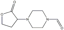 4-[(2-Oxotetrahydrofuran)-3-yl]piperazine-1-carbaldehyde Struktur