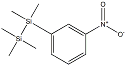 2-(3-Nitrophenyl)-1,1,1,2,2-pentamethyldisilane Struktur