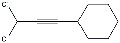 1,1-Dichloro-3-cyclohexyl-2-propyne Struktur