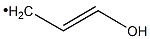 3-Hydroxy-2-propenyl radical Struktur
