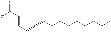 (2E)-Tetradeca-2,4,5-trienoic acid methyl ester Struktur