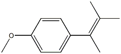 4-(1,2-Dimethyl-1-propenyl)anisole Struktur