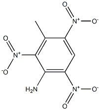 3-Methyl-2,4,6-trinitrobenzenamine Struktur