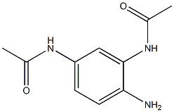 3'-(Acetylamino)-4'-aminoacetanilide Struktur