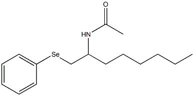 N-[1-(Phenylseleno)octan-2-yl]acetamide Struktur