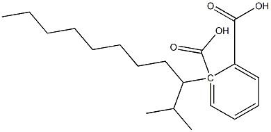 (+)-Phthalic acid hydrogen 1-[(R)-1-isopropylnonyl] ester Struktur