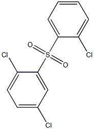 2,5-Dichlorophenyl 2-chlorophenyl sulfone Struktur