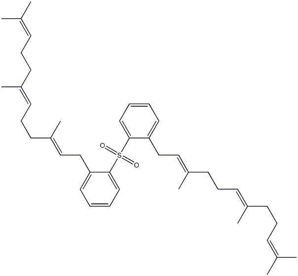 3,7,11-Trimethyl-2,6,10-dodecatrienyl(phenyl) sulfone Struktur