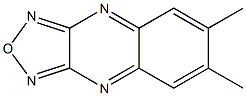 6,7-Dimethyl[1,2,5]oxadiazolo[3,4-b]quinoxaline Struktur