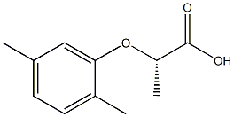 [S,(-)]-2-(2,5-Xylyloxy)propionic acid Struktur