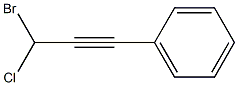 1-Bromo-1-chloro-3-phenyl-2-propyne Struktur