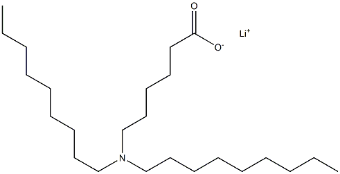 6-(Dinonylamino)hexanoic acid lithium salt Struktur