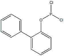 Dichlorophosphinous acid 2-biphenylyl ester Struktur