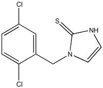 1-(2,5-Dichlorobenzyl)-1,3-dihydro-2H-imidazole-2-thione Struktur