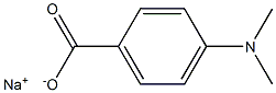 p-(Dimethylamino)benzoic acid sodium salt Struktur