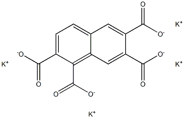 1,2,6,7-Naphthalenetetracarboxylic acid tetrapotassium salt Struktur