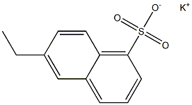 6-Ethyl-1-naphthalenesulfonic acid potassium salt Struktur