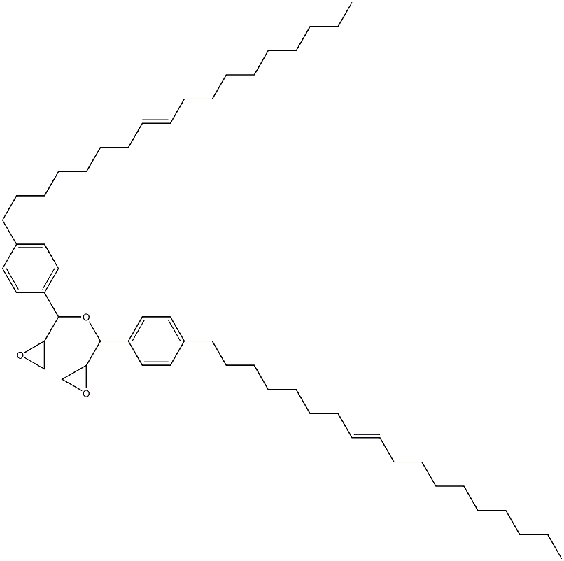 4-(8-Octadecenyl)phenylglycidyl ether Struktur