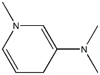 1-Methyl-3-(dimethylamino)-1,4-dihydropyridine Struktur