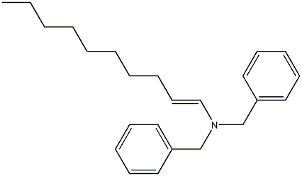 (1-Decenyl)dibenzylamine Struktur