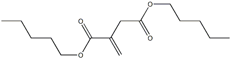 Itaconic acid dipentyl ester Struktur