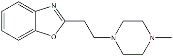 2-[2-(4-Methylpiperazino)ethyl]benzoxazole Struktur