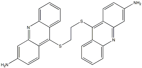 1,2-Bis[(3-amino-9-acridinyl)thio]ethane Struktur