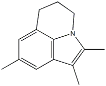 2,3,5-Trimethyl-1,7-trimethylene-1H-indole Struktur