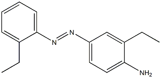 2,3'-Diethyl-4'-aminoazobenzene Struktur