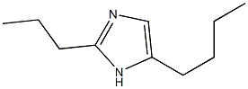 5-Butyl-2-propyl-1H-imidazole Struktur