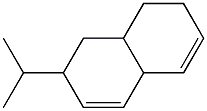 1,2,4a,7,8,8a-Hexahydro-7-isopropylnaphthalene Struktur