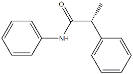 (2R)-N,2-Diphenylpropionamide Struktur