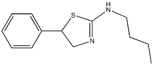 2-Butylamino-5-phenyl-2-thiazoline Struktur