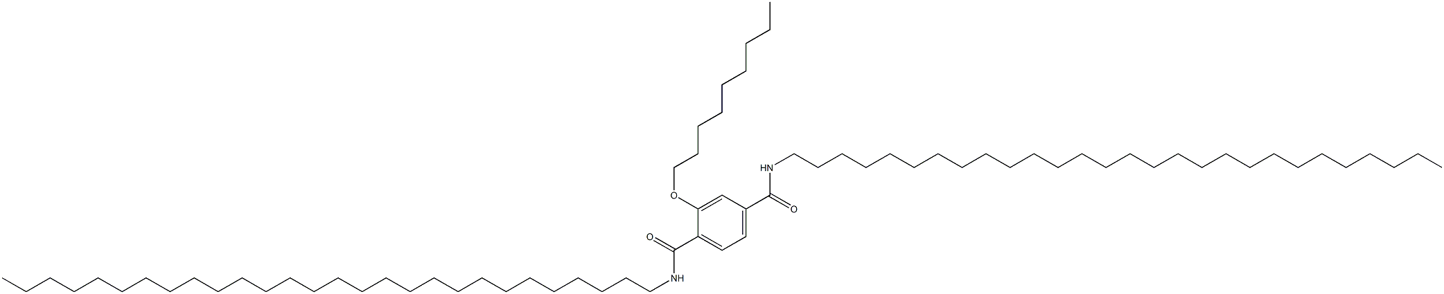 2-(Nonyloxy)-N,N'-dioctacosylterephthalamide Struktur