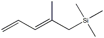 [(2E)-2-Methyl-2,4-pentadienyl]trimethylsilane Struktur