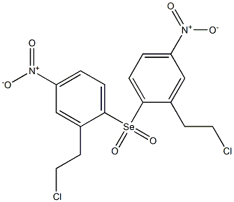 (2-Chloroethyl)4-nitrophenyl selenone Struktur