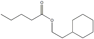 Pentanoic acid 2-cyclohexylethyl ester Struktur